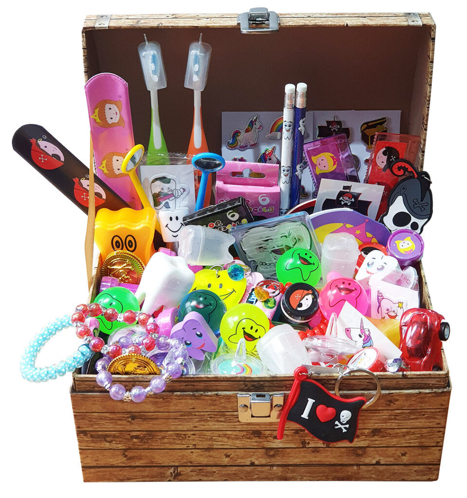 Treasure chest filled