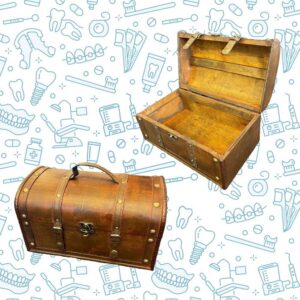 treasure chest in wood