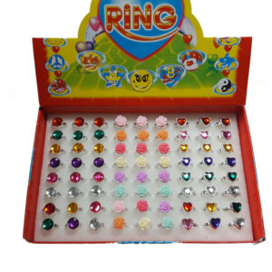 Ringe Herz & Blume, 72 Stück