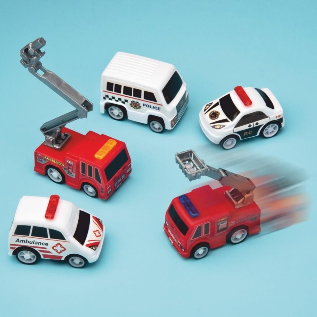 rescue cars w. Pullback