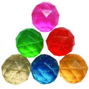 Springbälle Diamant (30mm), 50 Stück