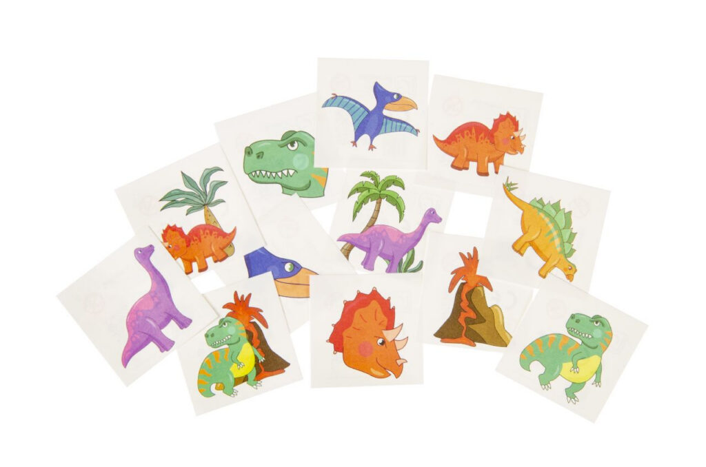 Tattoos Dino, 288 Stück