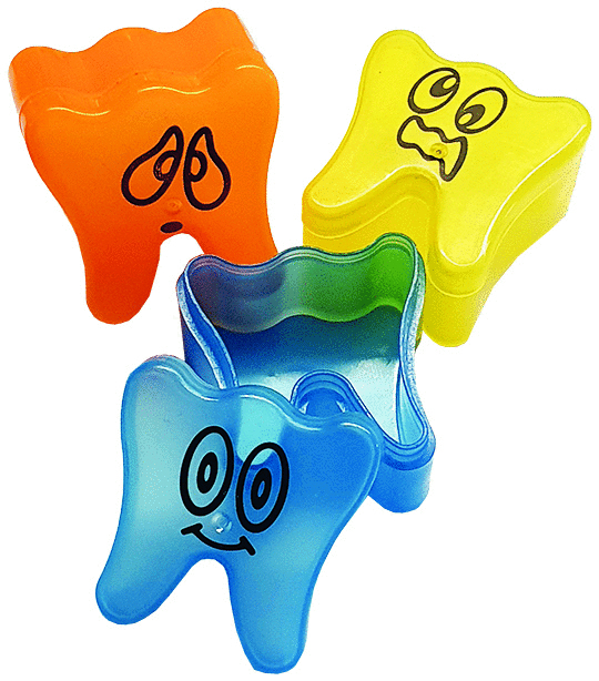 Zahnbehälter Crazy Faces, 36 Stück – Bild 2