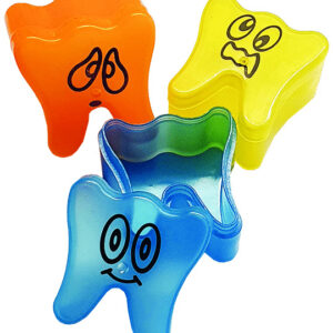 Zahnbehälter Crazy Faces, 36 Stück