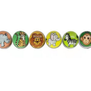 Springbälle Wilde Tiere (30mm), 50 Stück