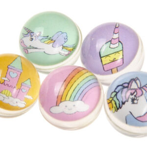 Springbälle Einhorn (30mm), 50 Stück