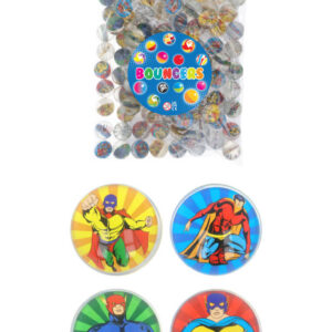 Springbälle Helden (33mm), 50 Stück