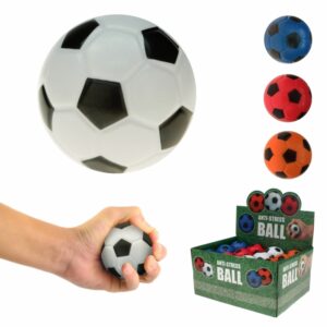 Antistressbälle Fußball (60mm), 12 Stück