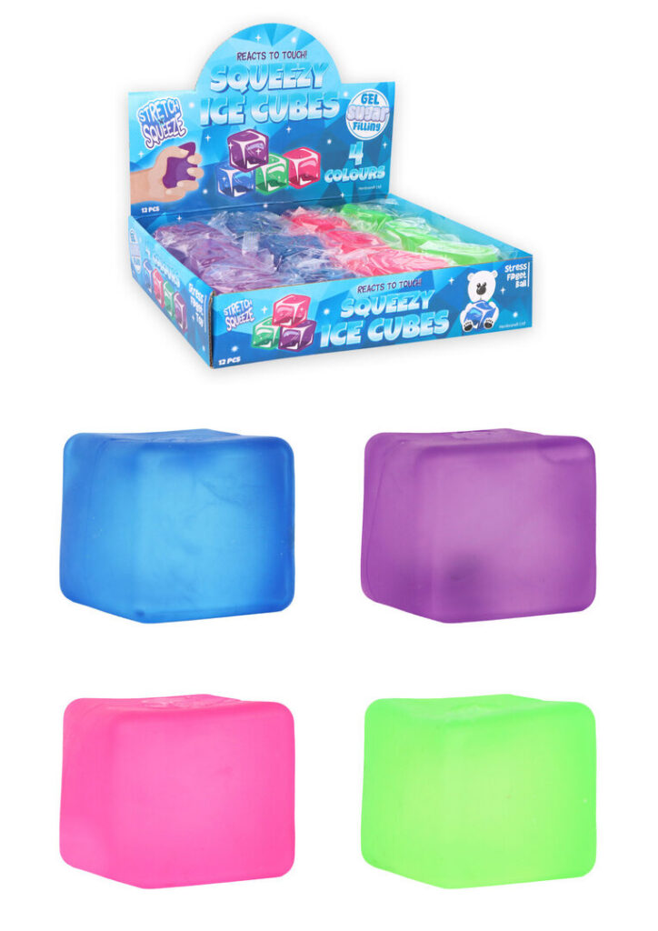 Stresswürfel Ice Cube, 12 Stück