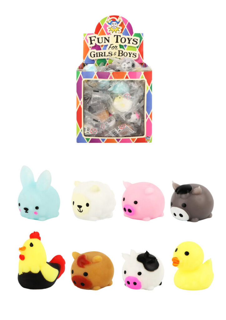 Squishies Bauernhoftiere, 96 Stück