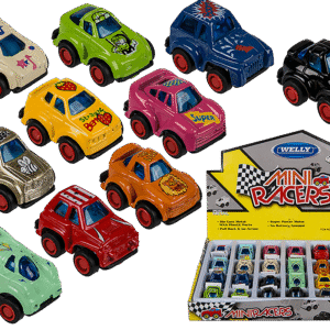 Mini-Racer mit Rückzug, 24 Stück
