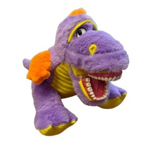 Demopuppe Drache (35cm lila) m. Gebiss, 1 Stück