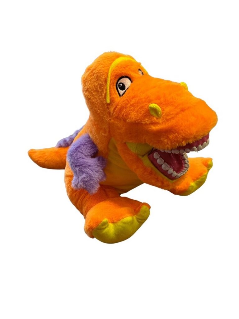 Demopuppe Drache (35cm orange) m. Gebiss, 1 Stück