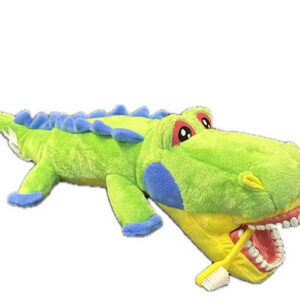 Demopuppe Krokodile (35cm grün) m. Gebiss, 1 Stück