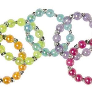 Armband mit glänzenden Perlen, 36 Stück