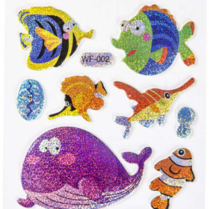 Sticker Tiere Glitzer, 100 Stück