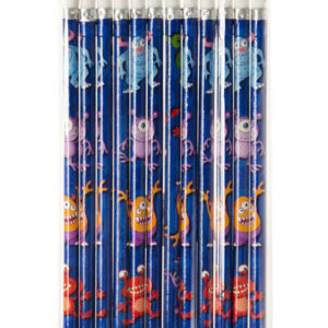 Bleistifte Monster mit Radiertop, 72 Stück