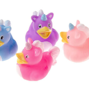 Badeente Einhorn bunt, 24 Stück