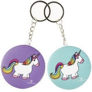 Key pendant with mirror