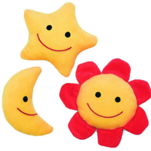 Plüsch Sonne, Mond und Sterne, 12 Stück