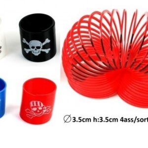 Spiral with pirate motif