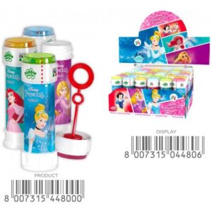 Seifenblasen Prinzessin Disney mit Geduldspiel 60ml, 24 Stück