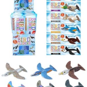 Styroporflieger Vogel Mix, 48 Stück