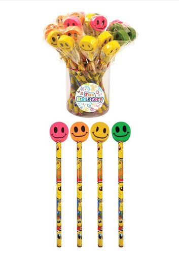 Bleistifte mit Smile Radiertop, 24 Stück – Bild 4
