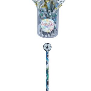 Bleistifte mit Fußball Radiertop, 24 Stück