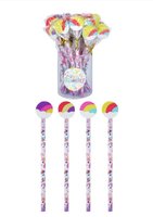 Bleistifte Einhorn mit Regenbogen Radiertop, 24 Stück – Bild 3