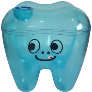 Zahnbehälter Blau, 1 Stück