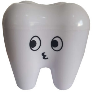 Zahnbehälter Weiß, 1 Stück