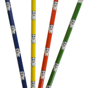 Bleistifte Zahn -MIX- mit Radiertop, 72 Stück