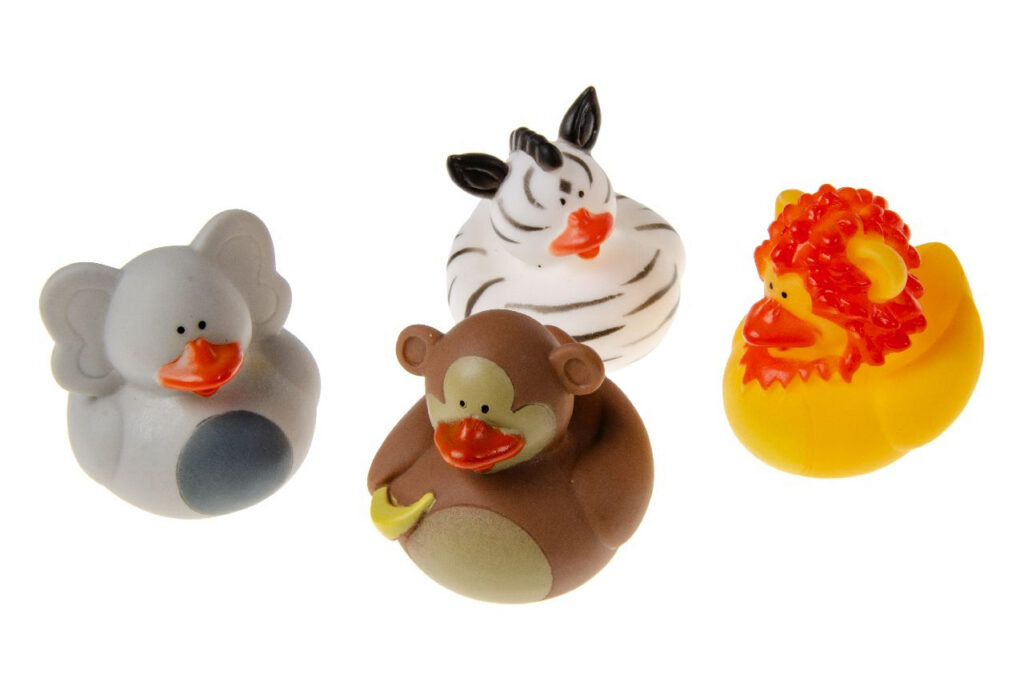 bath duck wild animals