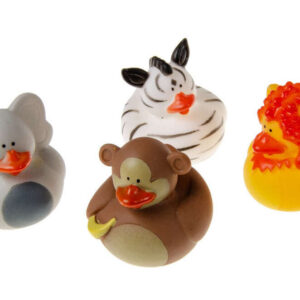 Badeente Wilde Tiere, 24 Stück