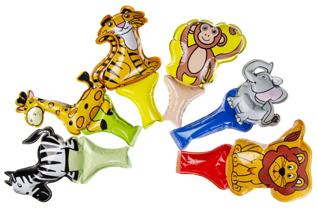 Selbstaufblasbare Ballon Wilde Tiere, 24 Stück -Sonderpreis-
