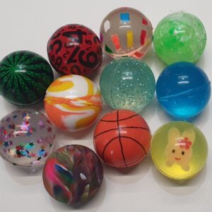 Springbälle Mix (33mm), 50 Stück