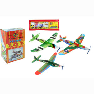 Styropor-Flieger mit Propeller, 48 Stück