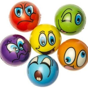 Antistressbälle Smilie (60 mm), 24 Stück