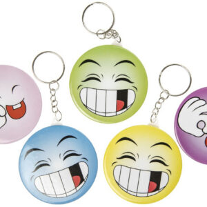 Keychain face with mirrow