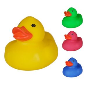 Badeente farbig, 24 Stück