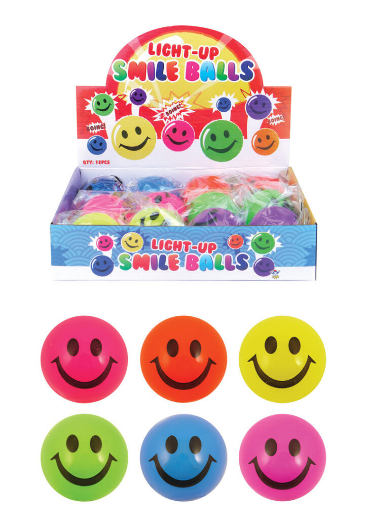 bouncing balls smile with light (50mm)