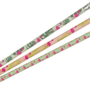 Bleistifte Flamingo mit Radiertop, 72 Stück