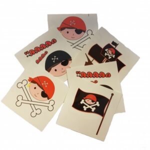 Tattoos Piraten, 288 Stück