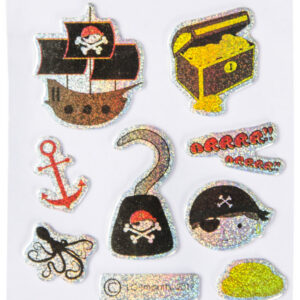Sticker Pirat, 100 Stück