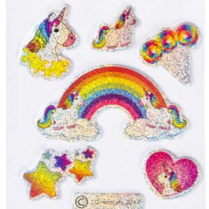 sticker mix glitter