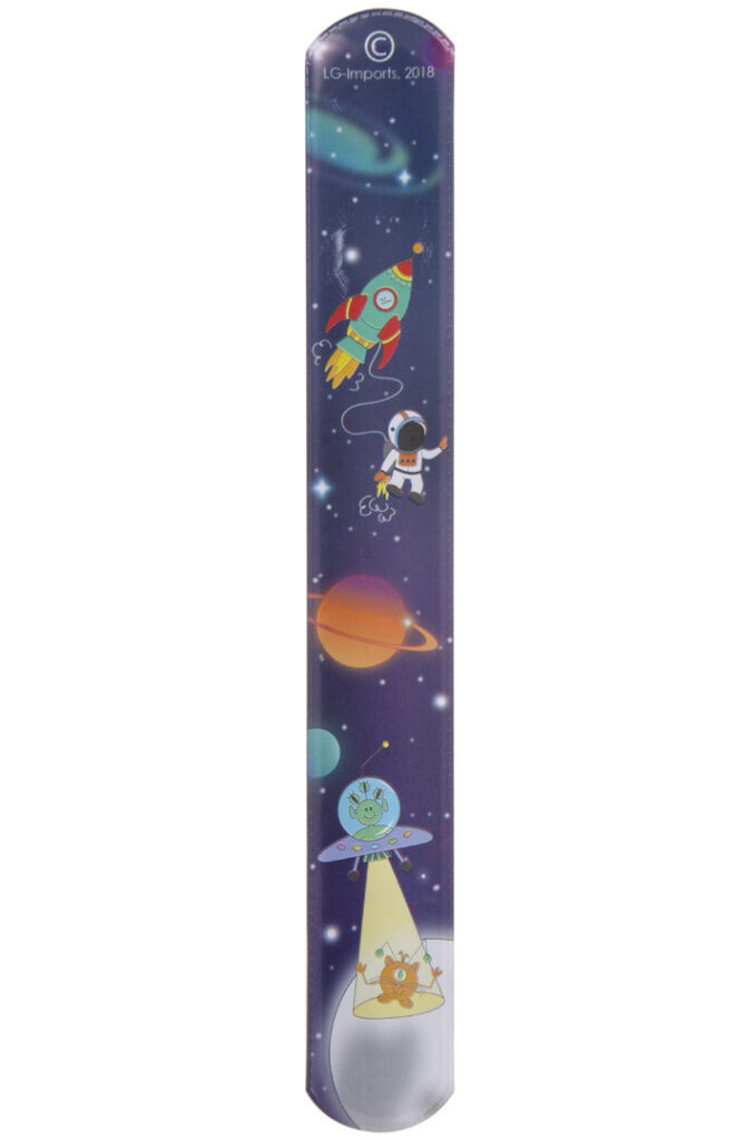 Folding tape with space motifs