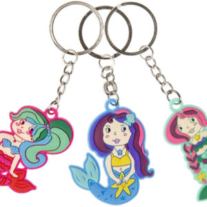 Schlüsselanhänger Meerjungfrau, 24 Stück