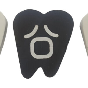 Eraser tooth set of 3