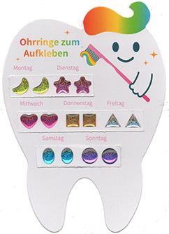 7-day stick-on earrings – Bild 2